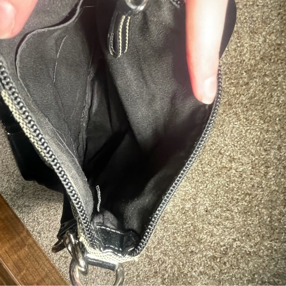 Tan and Black Coach Purse - Picture 3 of 5